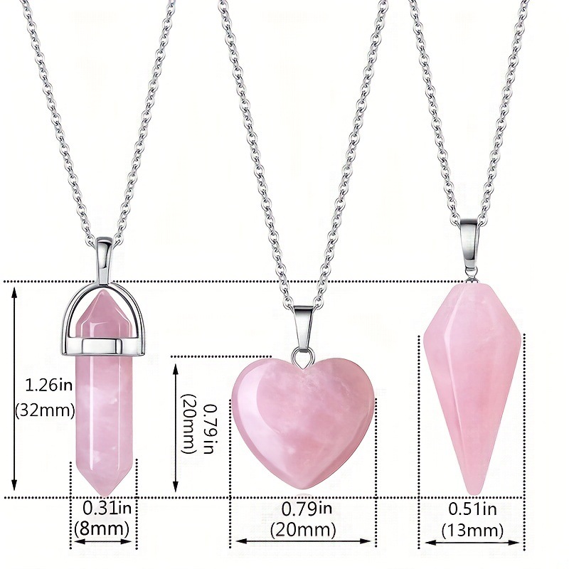 Holiday, Daily Occasion Casual Simple Style Geometric Natural Stone Iron Pendant Necklace In Bulk