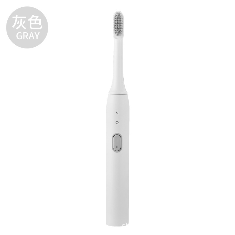 방수 전동 칫솔 회색 (배터리 유형)