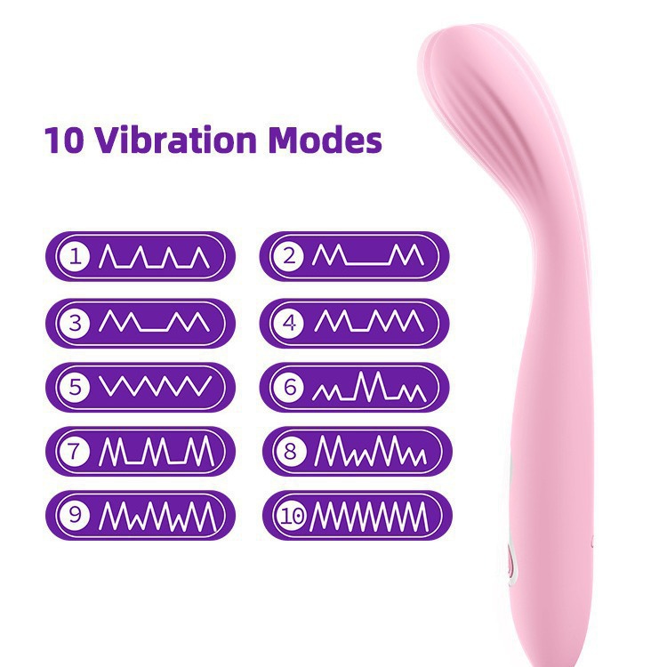 Guerlain Vibrating Wand, Silicone Clitoral Vibrator, Pink Small Massager — detail image 2