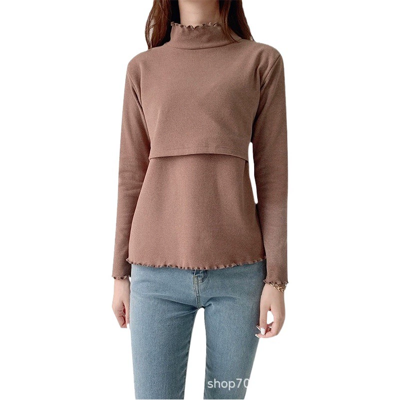 Водолазка для кормления с длинным рукавом 9195