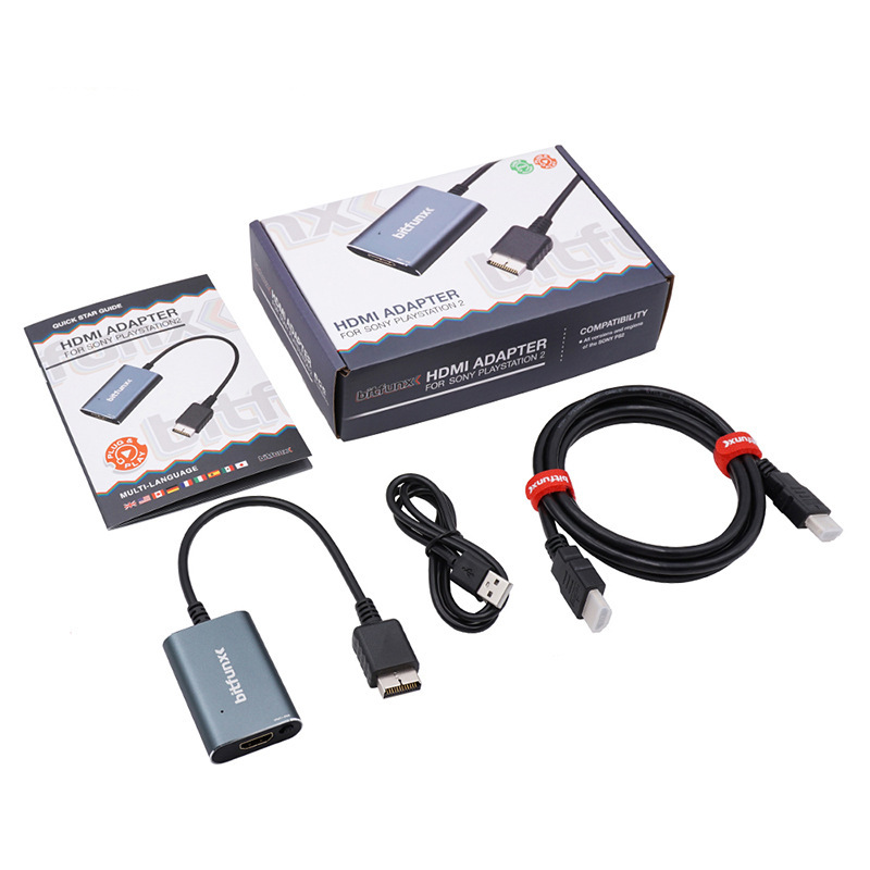 Ps2 Rgb-Ypbpr to HDMI Hd Converter Ps2 Rgb/Break Switch Video Adapter Ps2 Rgb-Ypbpr to HDMI Hd Converter Ps2 Rgb/Break Switch Video Adapter