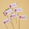 Strawberry Bear Series Double Flag