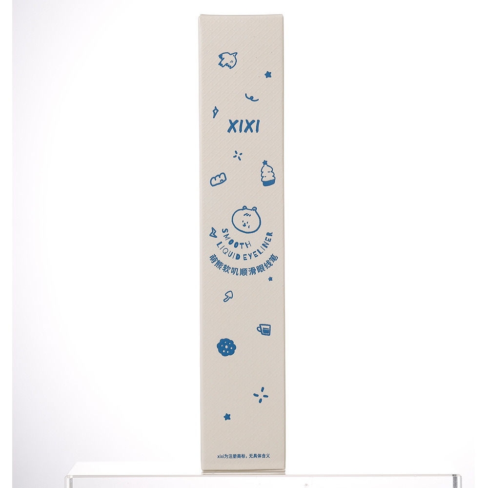 The makeup xixi cute bear soft and smooth eyeliner pen is extremely fine, waterproof, sweat-proof and does not smudge down to the eyelashes undefined