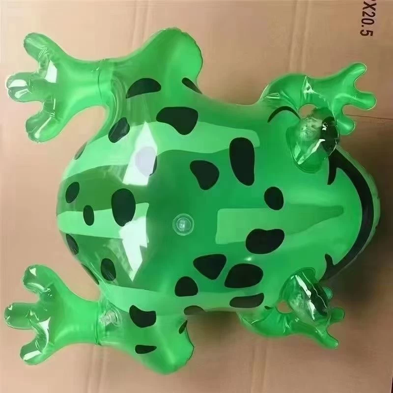 Надувной эластичный шар с подсветкой, игрушка из ПВХ, сетка для волос, лягушка