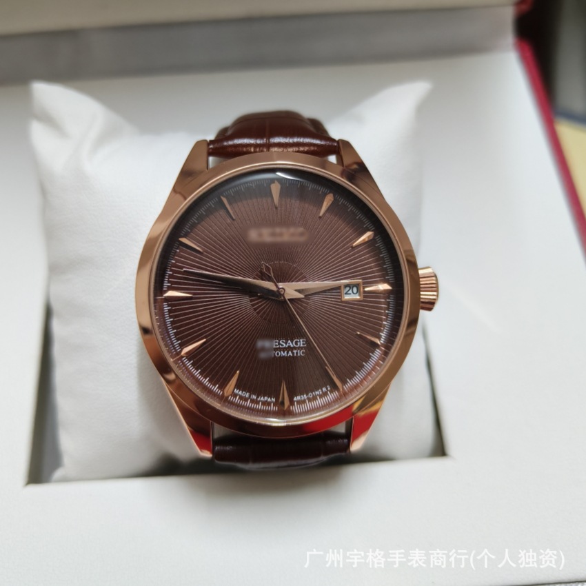 2025 Jingjia New Calendar Men's Watch Fully Automatic Mechanical Foreign Trade Cross-Border Cowhide Strap Hot Selling Model