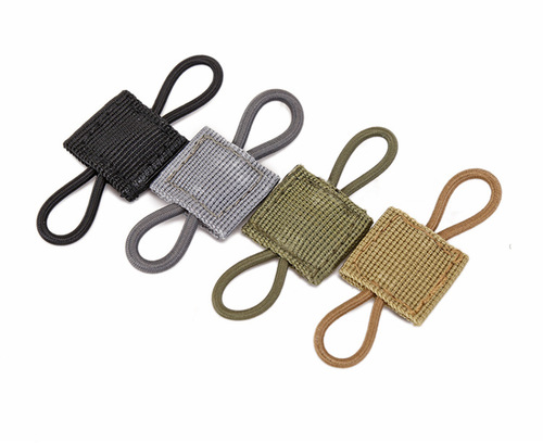 PTT antenna binding clip for walkie-talkie headset, fixed with outdoor tactical Molle system backpack and vest accessories