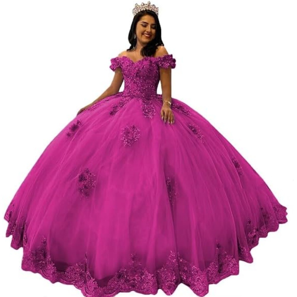 Aliexpress pequeña cola de hombro dulce vestido de fiesta vestido de adulta vestido de encaje con cuentas