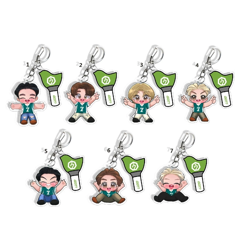 GOT7 периферия птичка, птичка-брелок, Ван Цзяэр, Цуй Жун автомобильный брелок, сувенир-концертный подвес 1241
