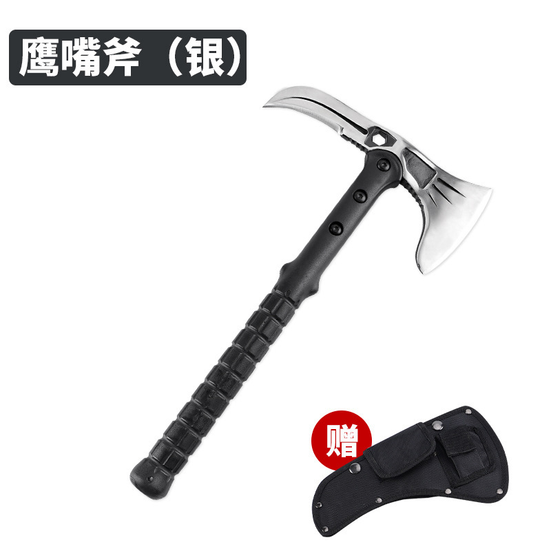 多機能戦術斧開山斧刀屋外防身生存武器野外切り株|undefined
