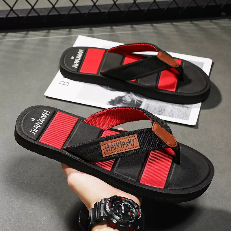 Летние шлепанцы, пляжная обувь, тканевые сабо, платформа сандалий, плюс размер