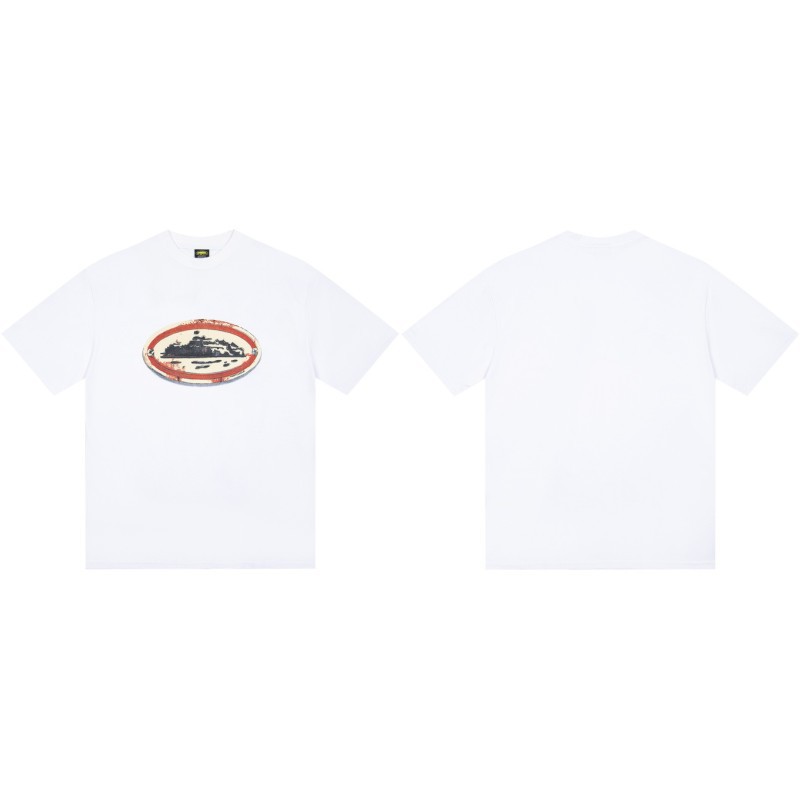 Amiri American T-shirt de manga corta hombre in high street camiseta de mujer top verano
