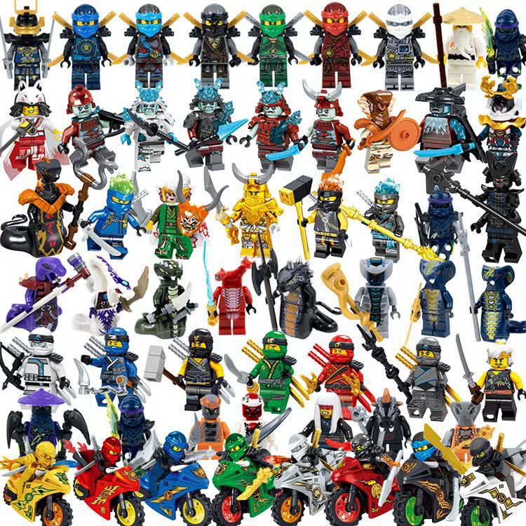 Lego, минифигурки, мотоцикл, конструктор для мальчиков, игрушка, подарок на день рождения