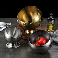 304 stainless steel slanted mouth Chinese-style creative thickened tableware hot pot restaurant self-service sauce bowl household seasoning bowl