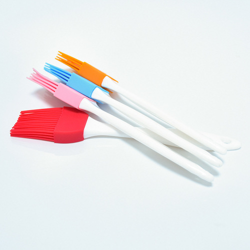 PP milk white gourd handle silicone detachable small brush kitchen tool silicone product oil brush