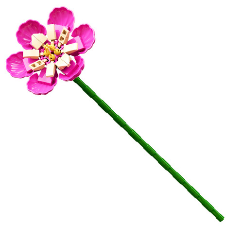 Compatible with Lego Senbao Building Block Rose Flower Action Figure Gift Educational Assembly Valentine's Day Spring Festival Girl Gift Wholesale
