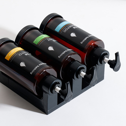 Hotel shampoo, shower gel, conditioner, refillable bottle, punch-free hand sanitizer box, bathroom wall-mounted manual soap dispenser