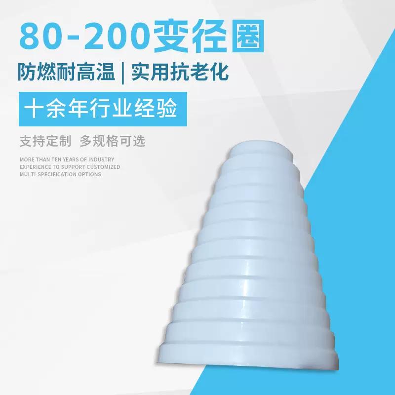 排风管分体变径圈通用塑料大小接头变径管通风油烟管多用转换接头