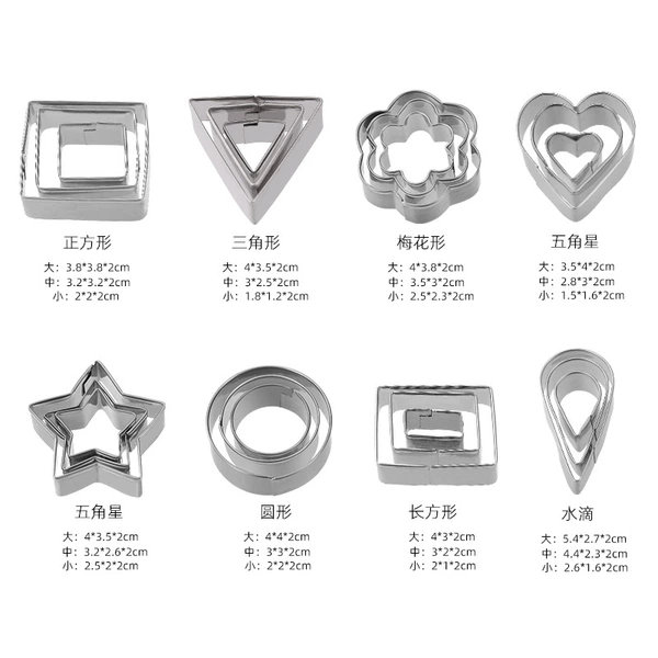 [opp bag] stainless steel 24-piece set