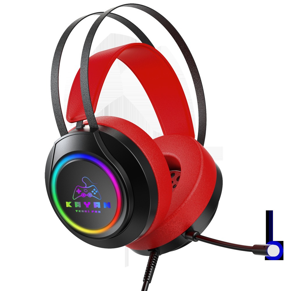 Audífonos para computadora portátil, tipo auriculares para juegos, con cable USB, 7.1 canales