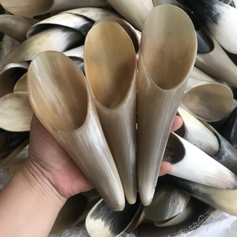 中号牛角筒十三から十六長茶シャクヤク砂片牛角掻き筒マッサージ厚い包糊研磨|undefined
