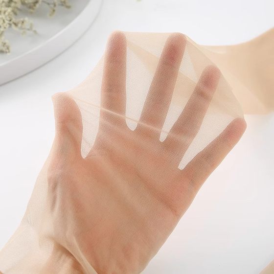 plus size flesh-colored silk stockings women's summer ultra-thin light leg artifact plus fertilizer to increase 200kg pantyhose spring and autumn anti-snagging silk