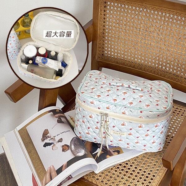 Brand cute capacious handheld organizer bag