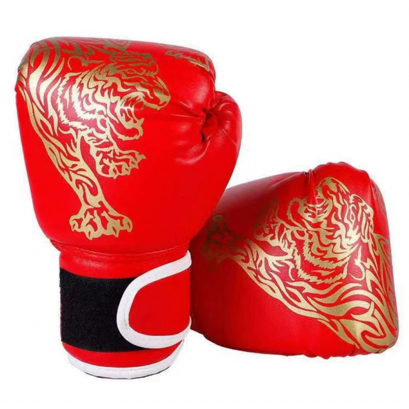 Guantes de boxeo de entrenamiento para niños de boxeo para adultos con medio dedo Sanda