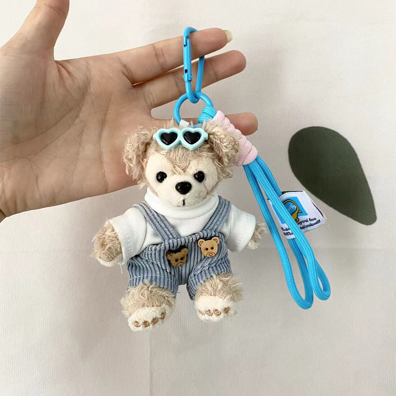 Red de celebridades lindo Duffy Xiong Xue Limei juguetes de peluche llavero niña corazón pareja bolso colgante de coche regalo