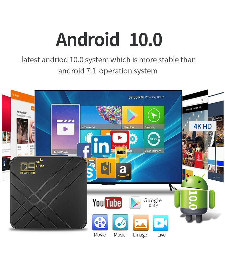 D9 PRO 5G Android TV Box Image 11