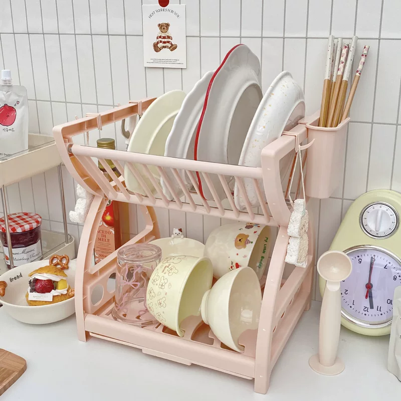 Universal storage system, double-layer tableware, drying rack, storage box