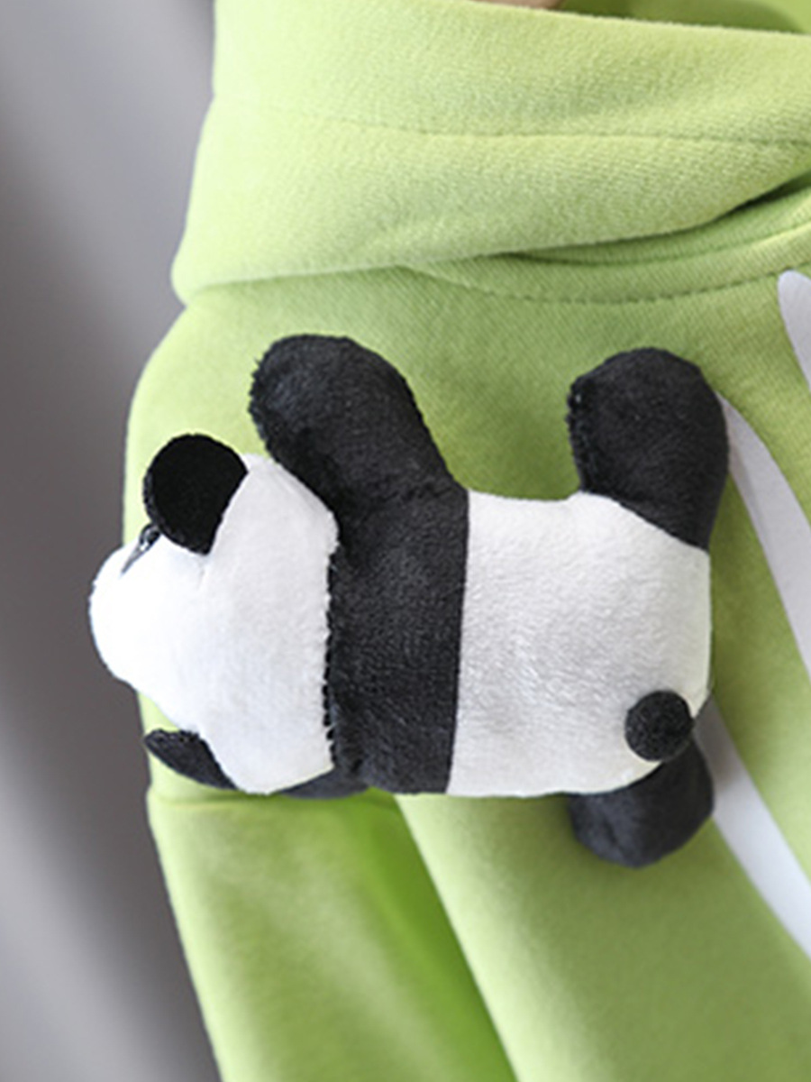 Conjunto de Sudadera Panda para Niños 6154, Primavera y Otoño 2026, Ropa de Bebé Moderna, Conjunto de Dos Piezas para Niños