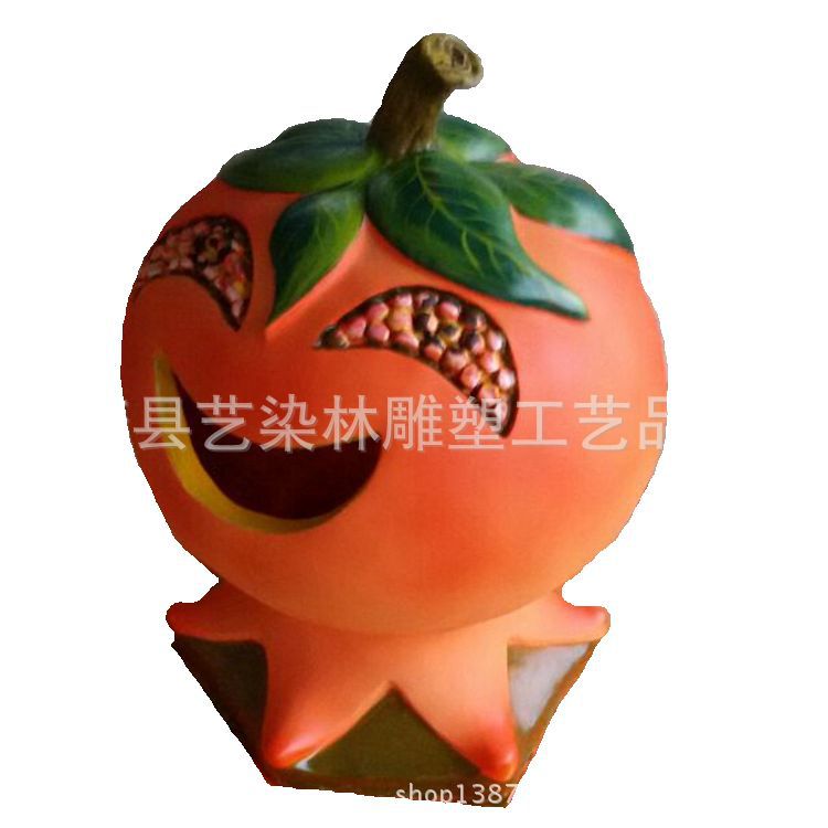 批发玻璃钢制品 环卫垃圾桶 户外水果垃圾桶 卡通造型垃圾桶