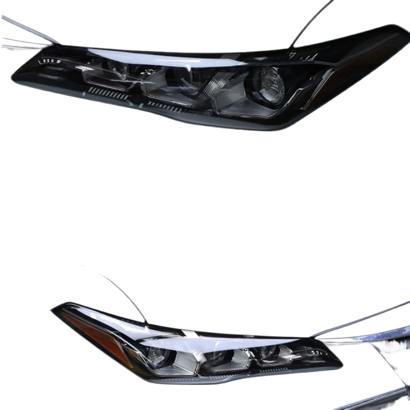 Подходит для Toyota Camry 25/Asian Dragon, дымчатая черная плёнка, TPU Black Samurai, плёнка для передних и задних фонарей автомобиля