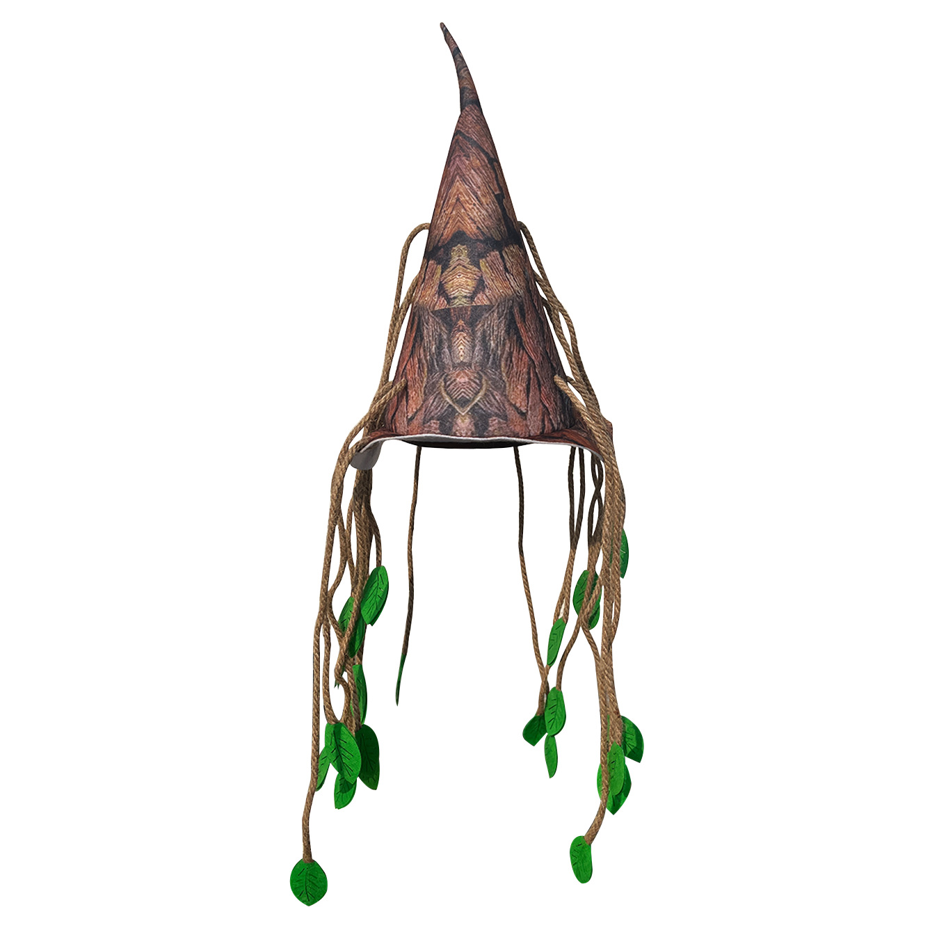 Nuevos árboles extraños transfronterizos sombreros de hojas largas maquillaje de escenario de fiesta disfraz de accesorios de espectáculo