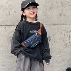 潮のクールな男の子の斜めのショルダーバッグのファッションは簡単です。