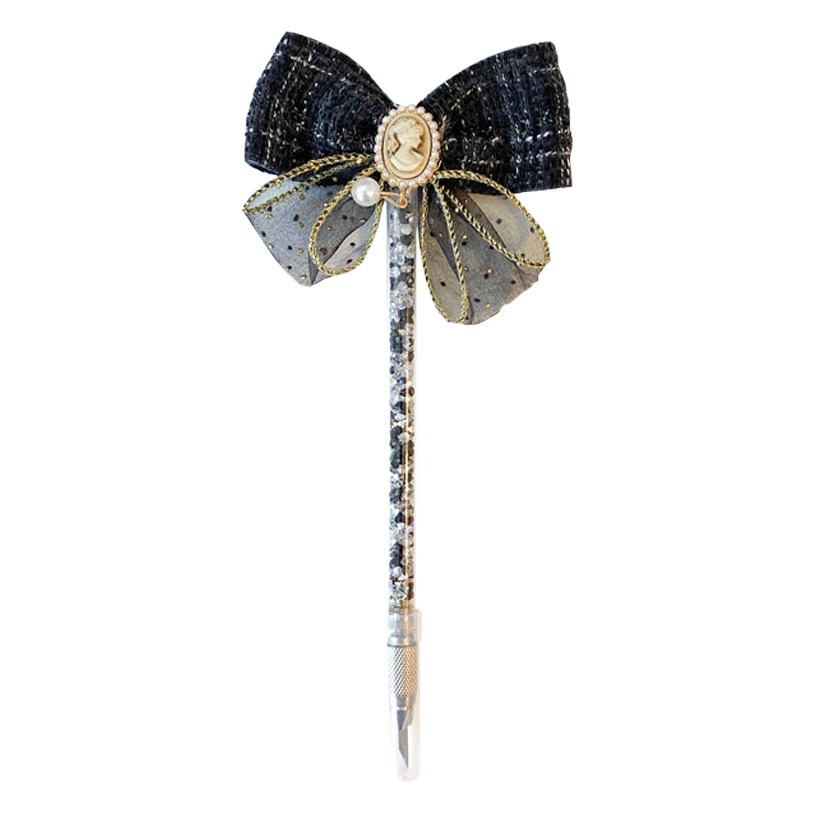 Осенне-Зимний новый цвет ретро клетчатый лук жемчужная подвеска зыбучие пески карандаш нож Распаковка художественный нож Сменное лезвие