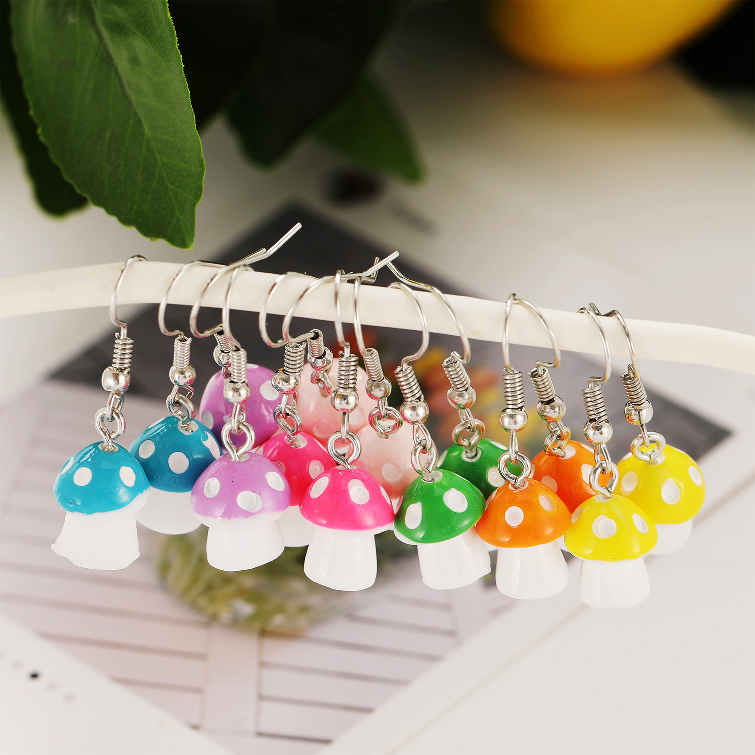 New Creative Simple Fashion Style  Pastoral Mushroom Earrings display picture 6