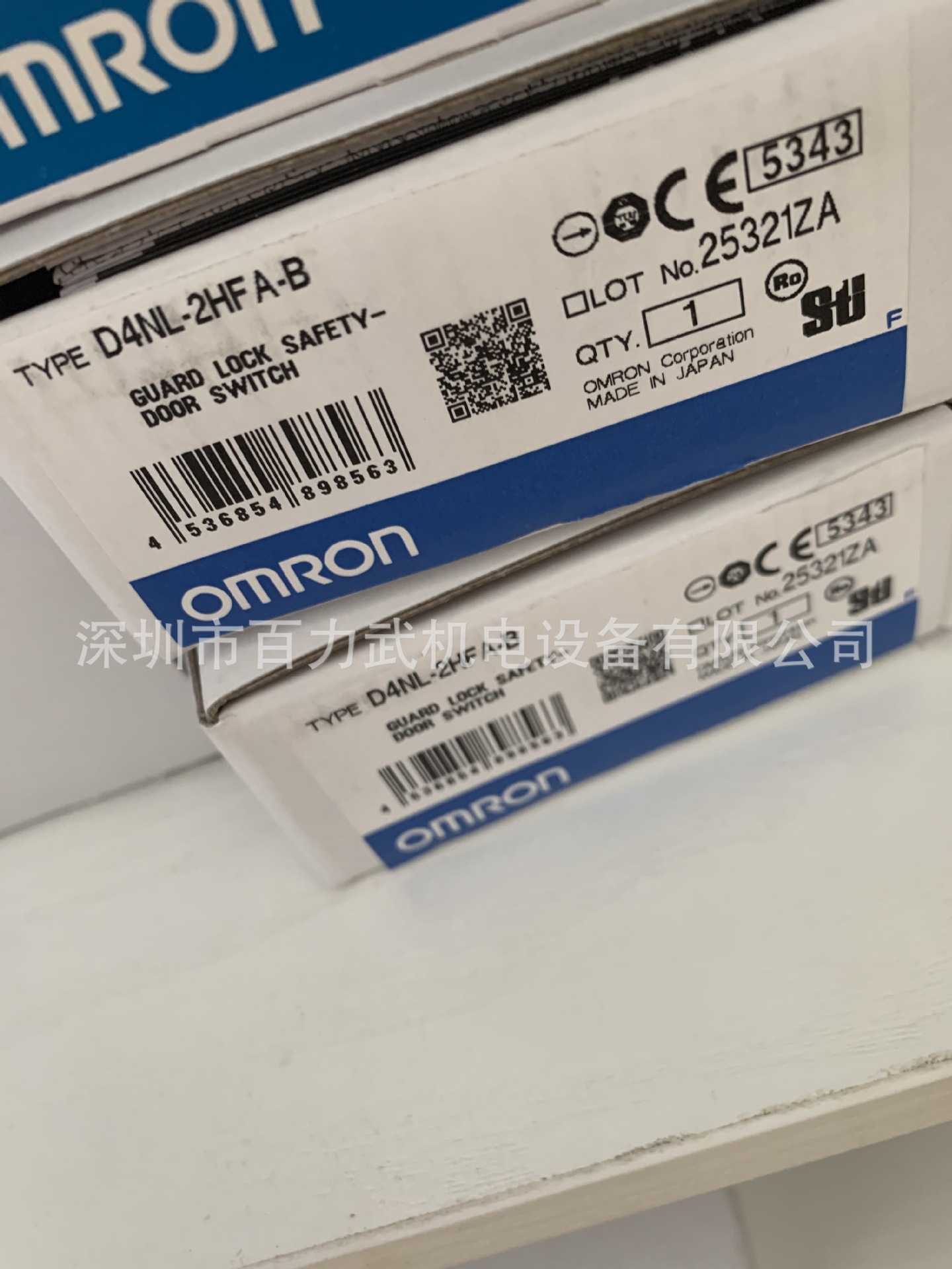 假一赔十D4NL-2HFA-B原装全新正品OMRON欧姆龙安全开关