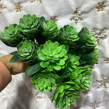 大5叉宝石莲 仿真多肉植物小号多肉塑胶花组合盆栽盆景微景观配材