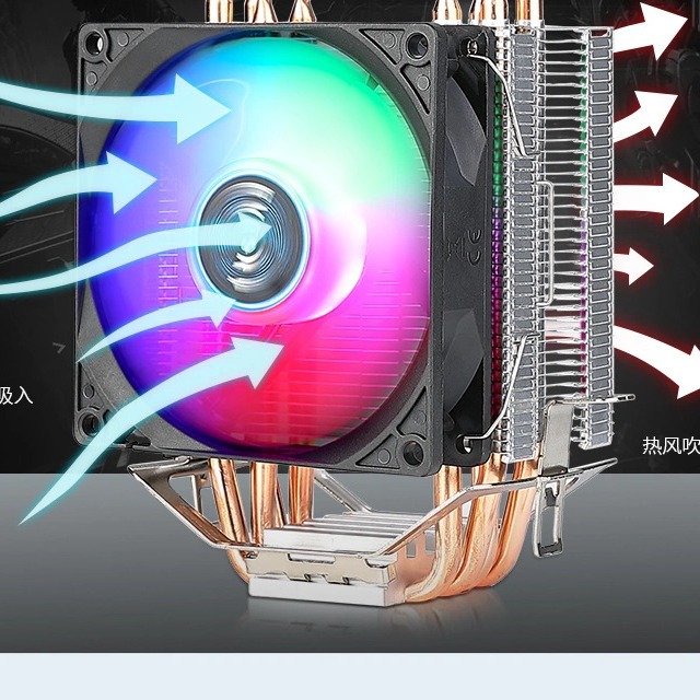 Acumulación a Frost X400 CPU de computadora Enfriador de temperatura ARGB Symphony i5 AMD Silent 1700 CPU de escritorio