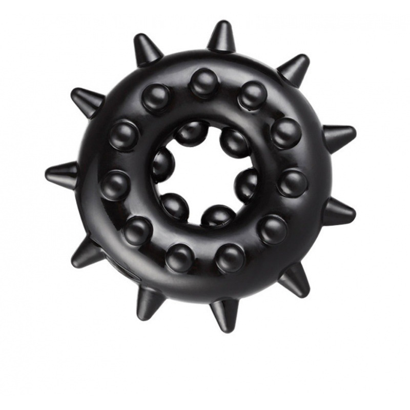 Fancy Lock Ring Series TPE Cock Ring, Slip-on Desensitizing Ring, Blue Mini Style — detail image 19