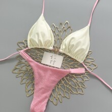 2026���Q�¿�۰�ƴɫ�Ȼ���ϵ����Ů�LӾ�b��������ѝ�ȼ�bikini