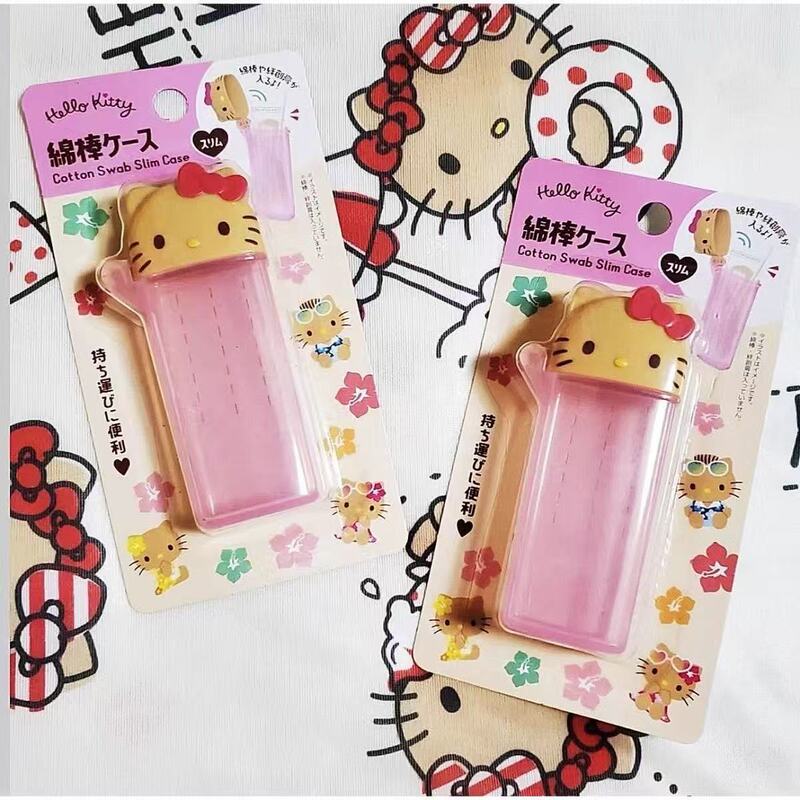 Sanrio Cotton Swab Storage Box Creative Toothpick and Floss Storage Portable Cleaning and Antibacterial Item Box Sanrio Cotton Swab Storage Box Creative Toothpick and Floss Storage Portable Cleaning and Antibacterial Item Box
