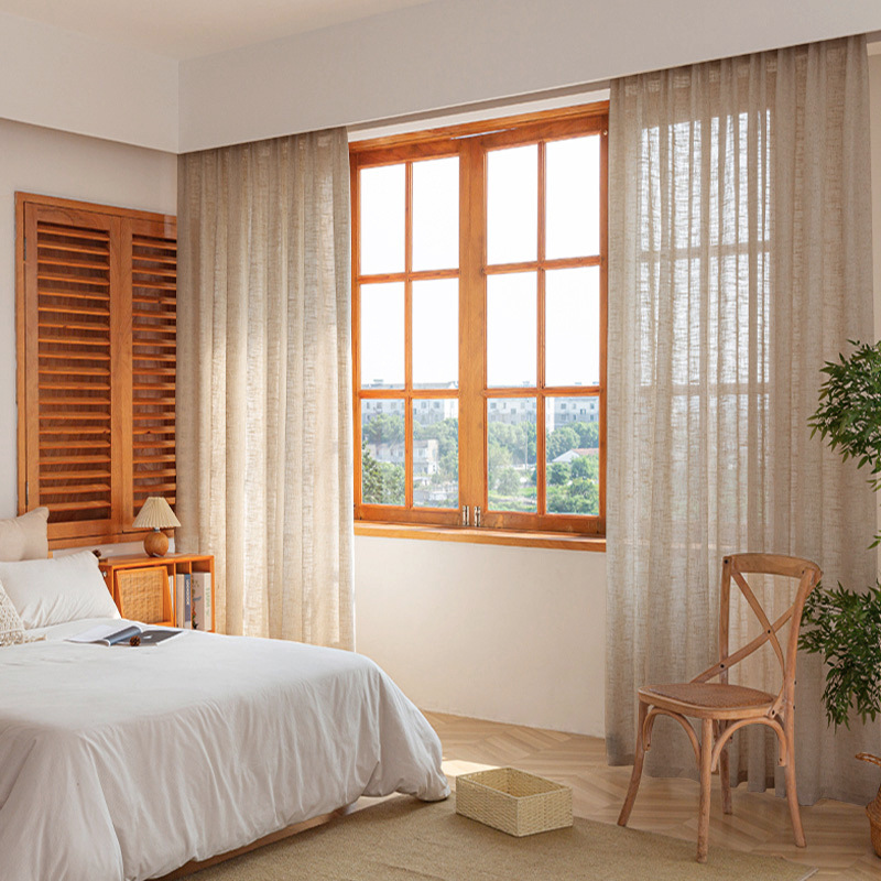 Leche de lino japonés cortina de tela de lino abdomen grande estudio sala de té sala de estar partición cortina de pantalla de tela de acomodación