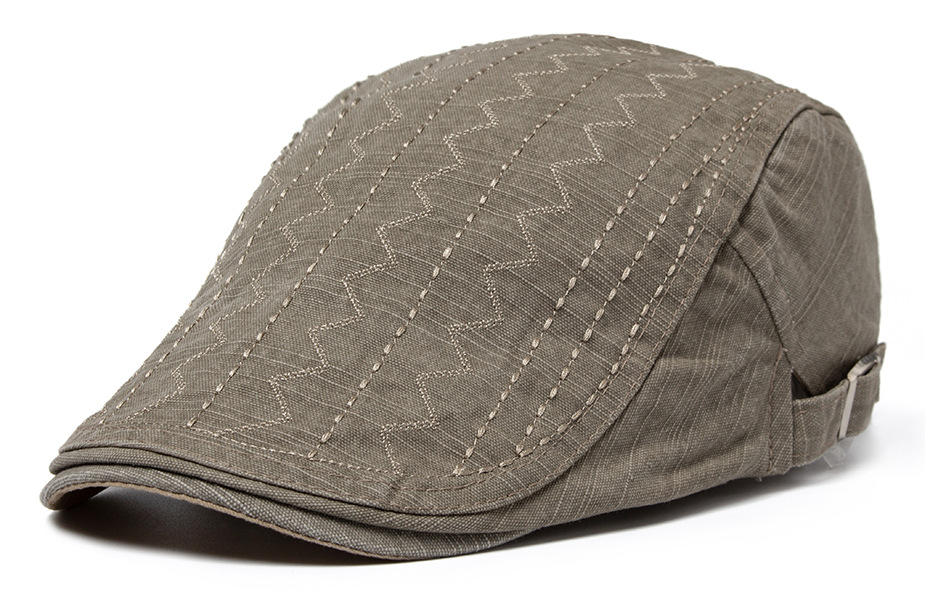 Spring, summer, and autumn berets, casual cotton sun shading duckbill men's forward hat, new trend_voghion.com