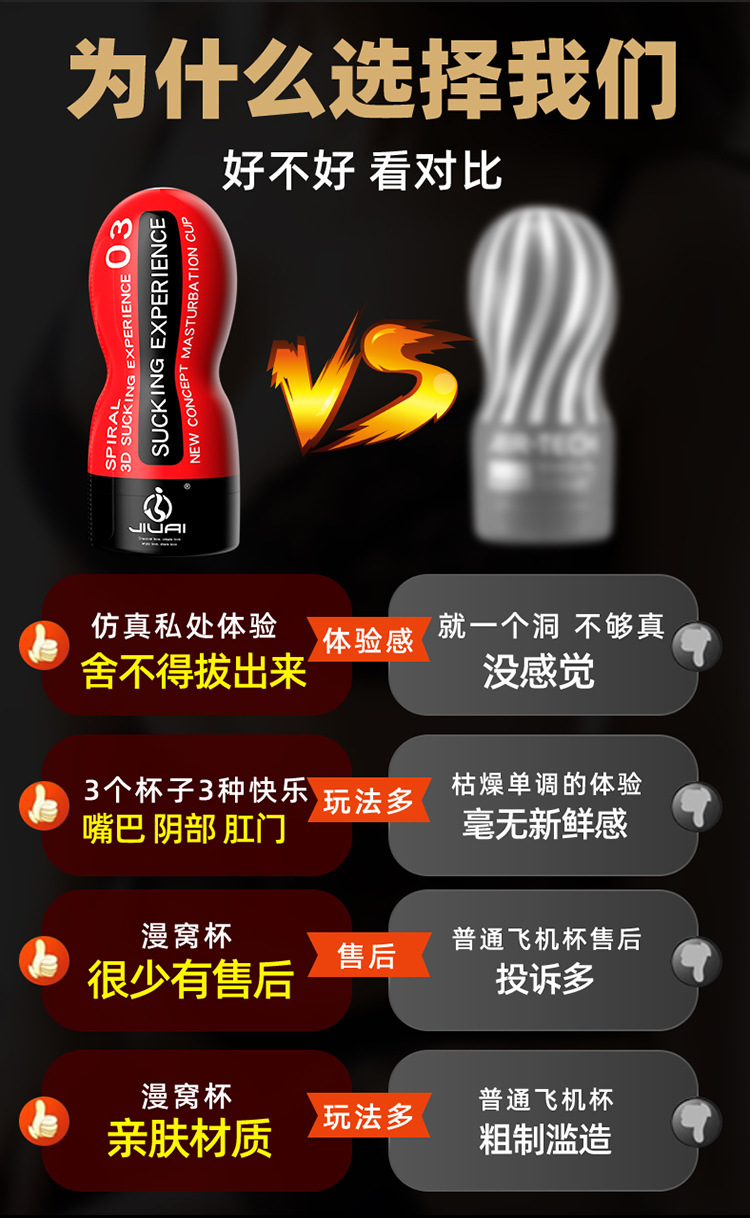 Manual Clip-On Masturbation Cup for Men with TPE Sleeve and Hand-Controlled Pressure — detail image 7