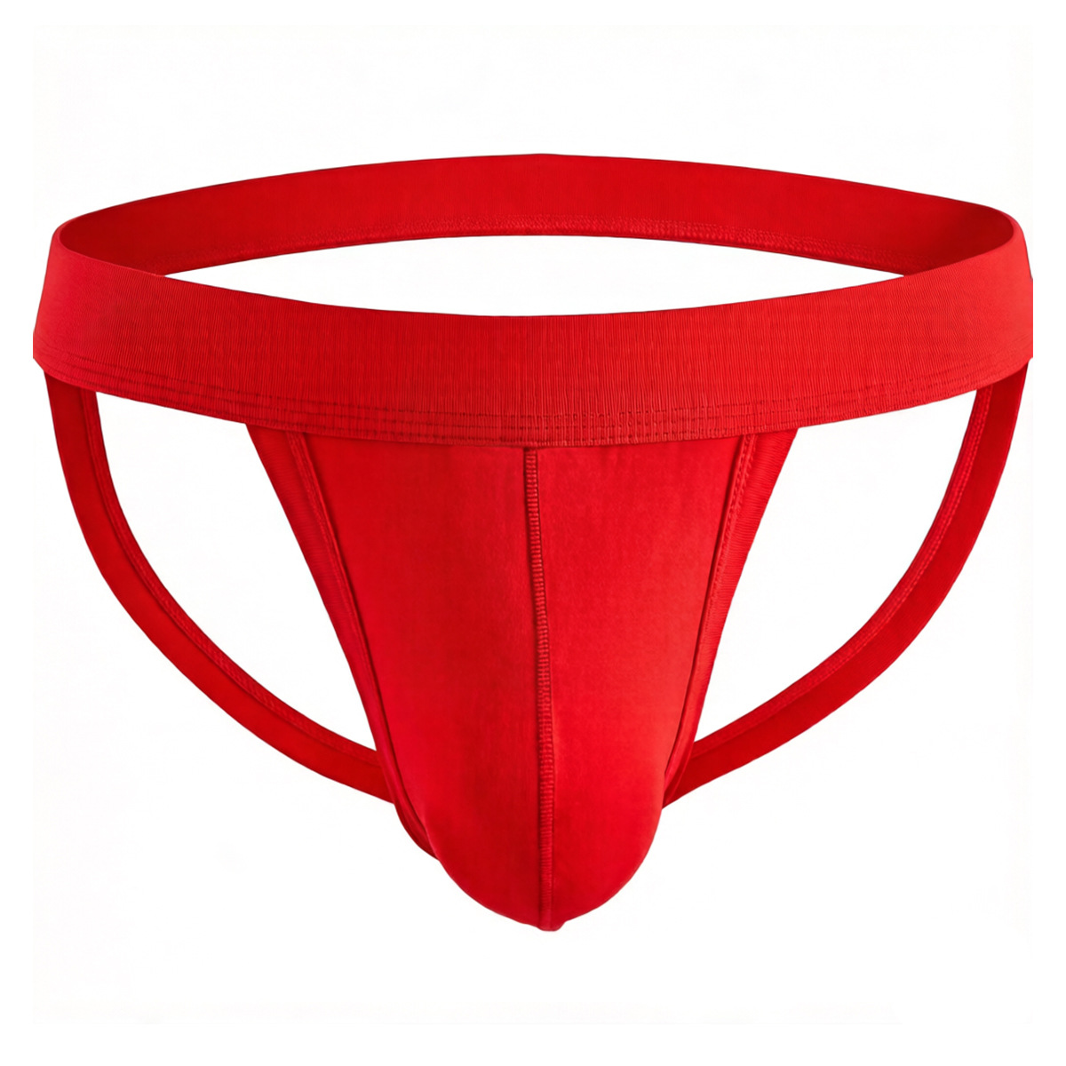 Low-Waist Double Thong Foreign Trade Sexy Lingerie Nylon Quick-Dry Ice Silk Briefs Enhancing Men's T-Pants