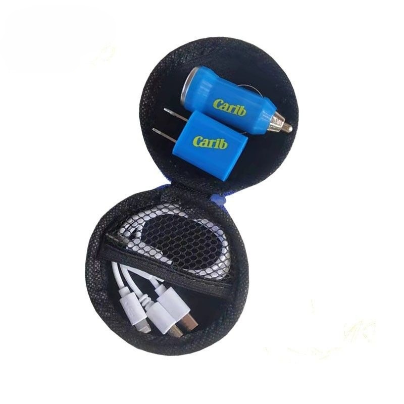 手机周边配件礼品墙充车充数据线三合一套装支持logo手游充电套装