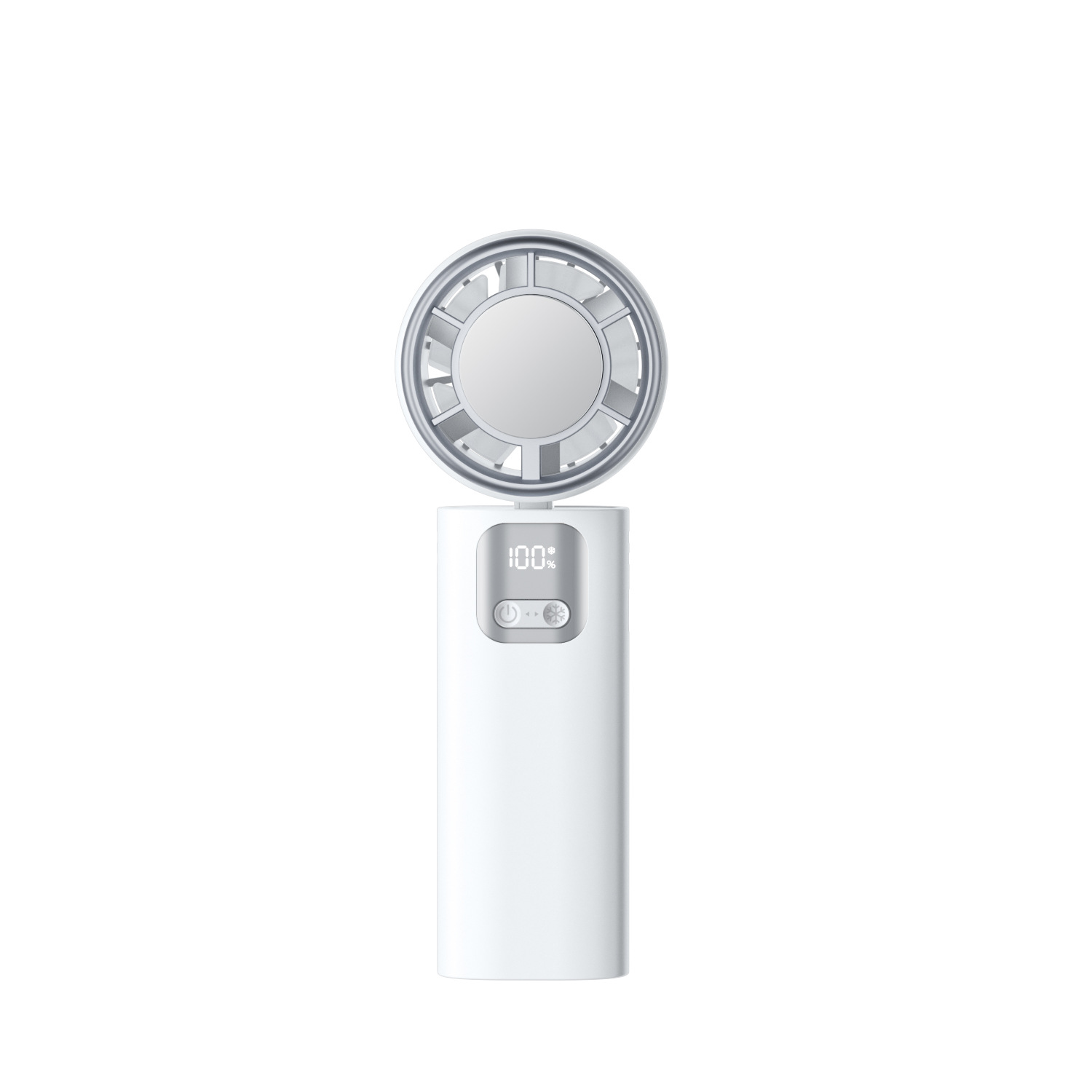 2026 nuevo pequeño ventilador de mano ventilador de hielo portátil USB recargable ventilador de refrigeración