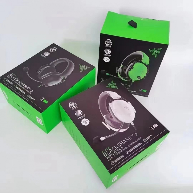 Cross Border Razer BlackShark V2X Whirlwind Black Shark v2x Gaming Headset Headset Applicable